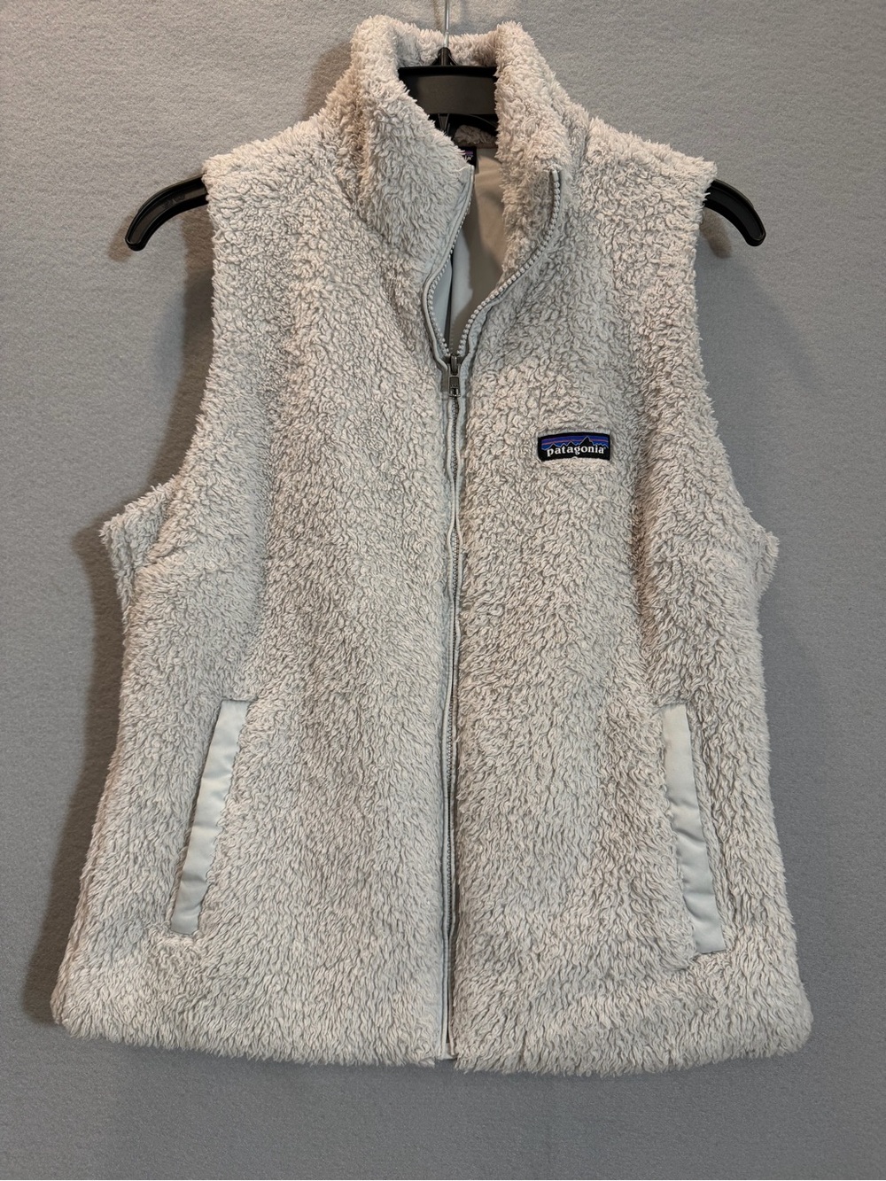 Patagonia Los Gatos Fleece Vest Women's Medium Sherpa Teddy Bear Outdoor